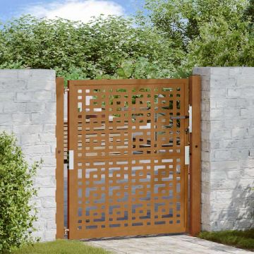 Gossi poarta de gradina design cruce din otel rezistent la intemperii
