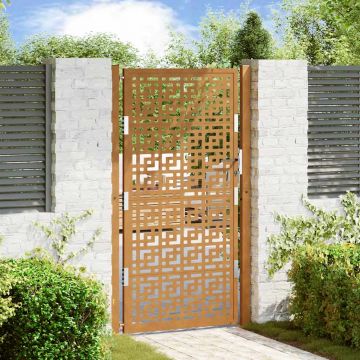 Gossi poarta de gradina design cruce din otel rezistent la intemperii