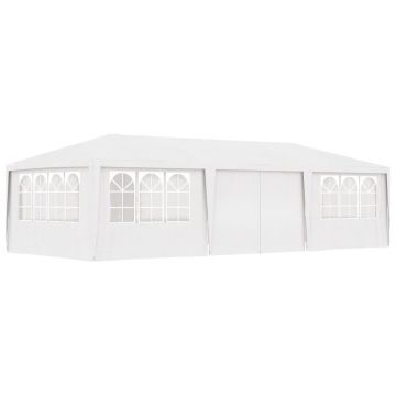 Gossi cort de petrecere profesional cu pereti antracit 4x9 m 90 g/m2