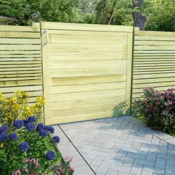 Gossi poarta de gradina, 100 x 100 cm, lemn de pin tratat
