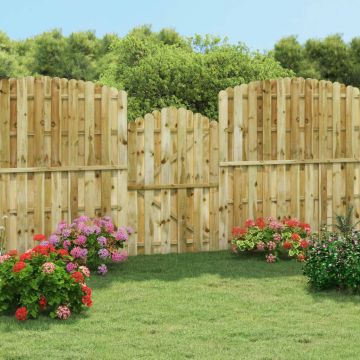 Gossi poarta de gradina, 100 x 150 cm, lemn de pin tratat