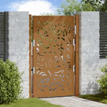 Gossi poarta gradina design cu flacara otel rezistent la intemperii