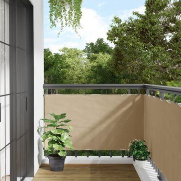Gossi prelata balcon, material textil oxford, 75 x 600 cm, bej