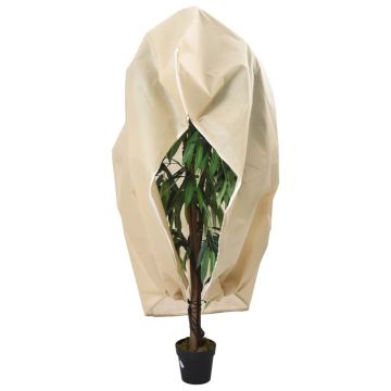 Gossi protectie de fleece pt plante, cu fermoar, 70 g/m2, 2,36x2 m