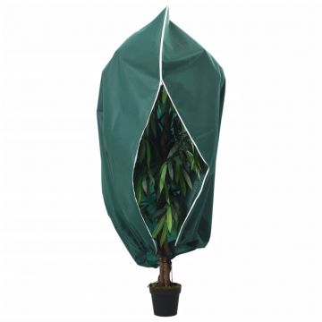 Gossi protectie de fleece pt plante, cu fermoar, 70 g/m2, 3,93x3 m