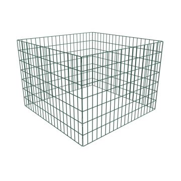 Gossi recipient compost de gradina, 100 x 100 x 70 cm, plasa patrata