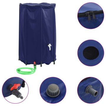 Gossi rezervor de apa cu robinet, pliabil, 500 l, pvc