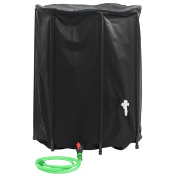 Gossi rezervor de apa cu robinet, pliabil, 750 l, pvc
