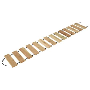 Gossi rola cu placi de podea, 50x300 cm, lemn de pin tratat