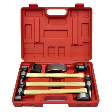 Gossi set ciocane si nicovala de indreptat caroserie auto, 7 piese