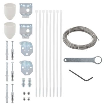 Gossi set de accesorii pentru paravan de balcon, 29 piese