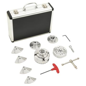 Gossi set de mandrine pentru lemn autocentrante, 3,75 inci, otel