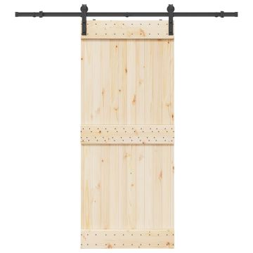 Gossi set feronerie pentru usa glisanta, negru, 183 cm, otel