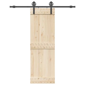 Gossi set feronerie pentru usa glisanta, negru, 183 cm, otel