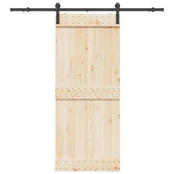 Gossi set feronerie pentru usi glisante, negru, 200 cm, otel