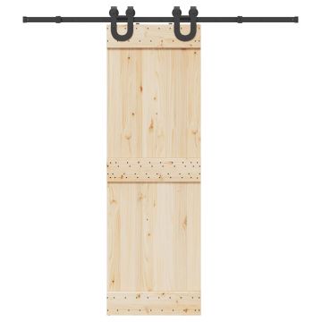 Gossi set feronerie pentru usi glisante, negru, 200 cm, otel