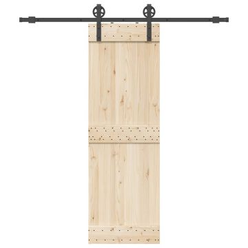 Gossi set feronerie pentru usi glisante, negru, 200 cm, otel