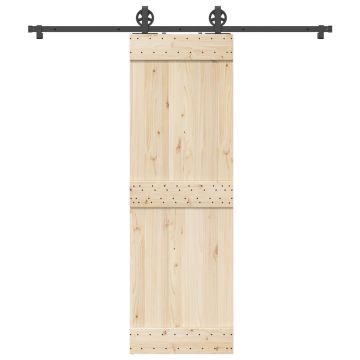 Gossi set feronerie pentru usi glisante, negru, 200 cm, otel