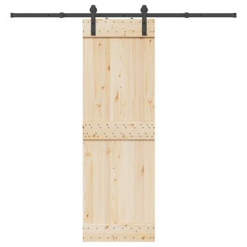 Gossi set feronerie pentru usi glisante, negru, 213,5 cm, otel