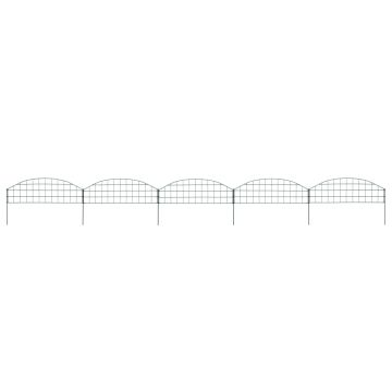 Gossi set gard de gradina arcuit, verde, 77,3 x 26 cm