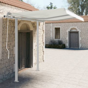 Gossi set stalp pentru copertina, alb, 300x245 cm, fier