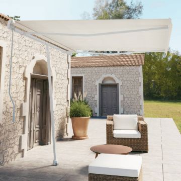 Gossi set stalp pentru copertina, alb, 300x245 cm, fier