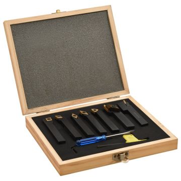Gossi set unelte de strunjire indexabile, 12 piese, 12 x 12 mm, 80 mm