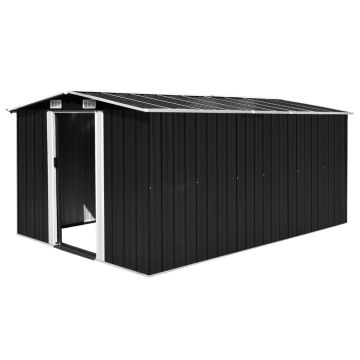 Gossi sopron de gradina, 257 x 392 x 181 cm, metal, antracit