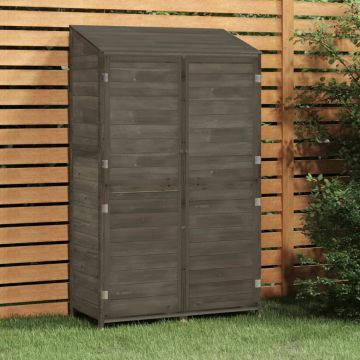 Gossi sopron de gradina, antracit, 102x52x174,5 cm, lemn masiv brad