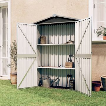 Gossi sopron de gradina, antracit, 116x45x175 cm, otel galvanizat