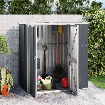Gossi sopron de gradina, antracit, 161x89x161 cm, otel galvanizat