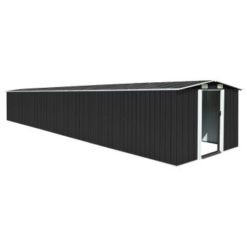 Gossi sopron de gradina, antracit, 257x779x181 cm, otel galvanizat