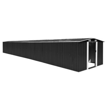 Gossi sopron de gradina, antracit, 257x990x181 cm, otel galvanizat
