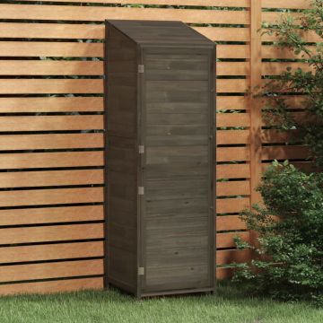 Gossi sopron de gradina, antracit, 55x52x174,5 cm, lemn masiv de brad