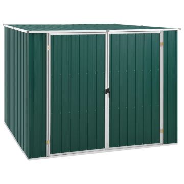 Gossi Șopron de gradina, verde, 195 x 198 x 159 cm, otel galvanizat
