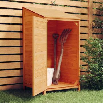 Gossi sopron de gradina, maro, 55x52x112 cm, lemn masiv de brad
