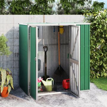 Gossi sopron de gradina, verde, 161x89x161 cm, otel galvanizat