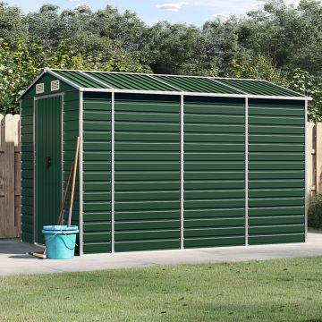 Gossi sopron de gradina, verde, 191x300x198 cm, otel galvanizat
