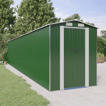 Gossi sopron de gradina, verde, 192x1021x223 cm, otel zincat