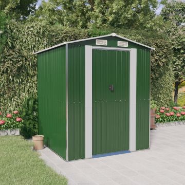 Gossi sopron de gradina, verde, 192x191x223 cm, otel zincat