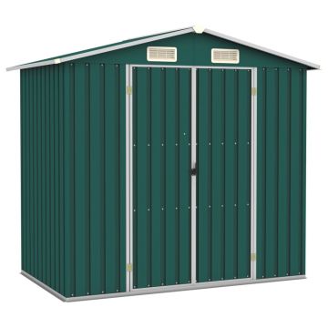 Gossi sopron de gradina, verde, 205 x 129 x 183, otel galvanizat