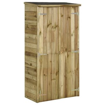 Gossi sopron de scule pentru gradina, 85 x 48 x 177 cm, lemn de pin