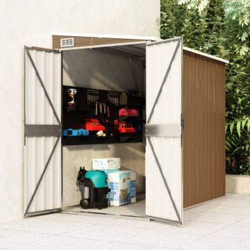 Gossi sopron gradina/montaj perete maro 118x194x178cm otel galvanizat