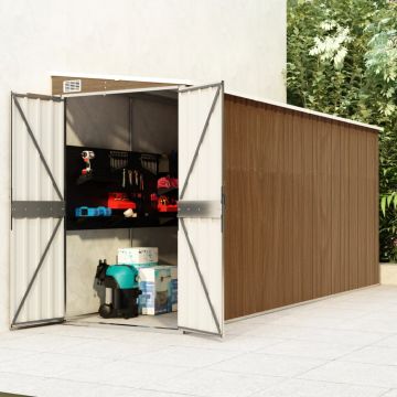 Gossi sopron gradina/montaj perete maro 118x382x178 cm otel zincat