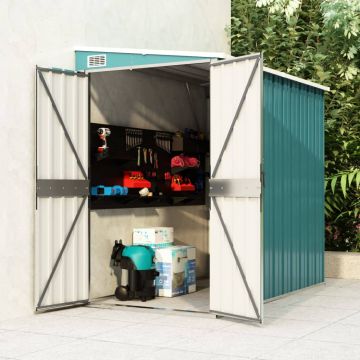 Gossi sopron gradina/montaj perete verde 118x194x178 cm otel zincat