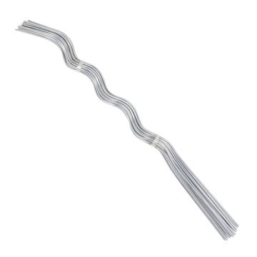 Gossi spirale pentru suport plante, 20 buc., 110 cm, otel galvanizat