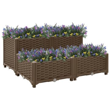 Gossi strat inaltat, 80x80x38 cm, polipropilena