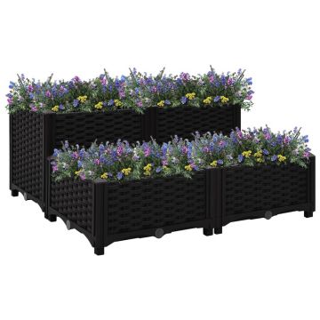 Gossi strat inaltat, 80x80x38 cm, polipropilena