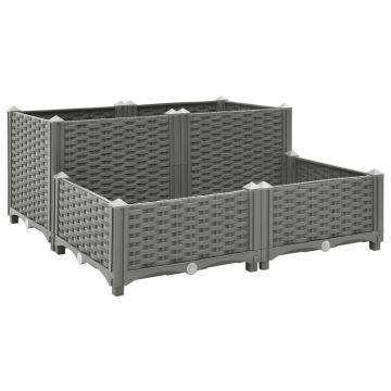 Gossi strat inaltat, 80x80x38 cm, polipropilena