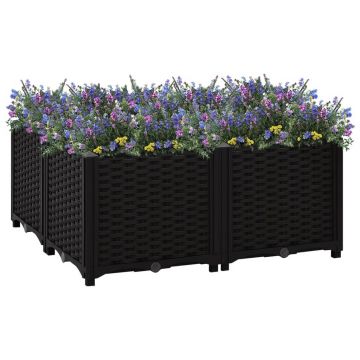 Gossi strat inaltat, 80x80x38 cm, polipropilena